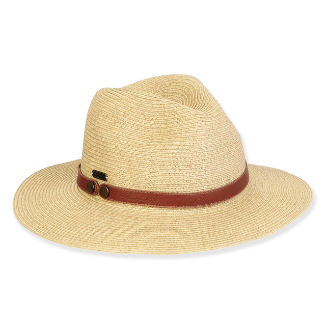 Sun N Sand Women's Beige Paperbraid Safari Brim 2.5