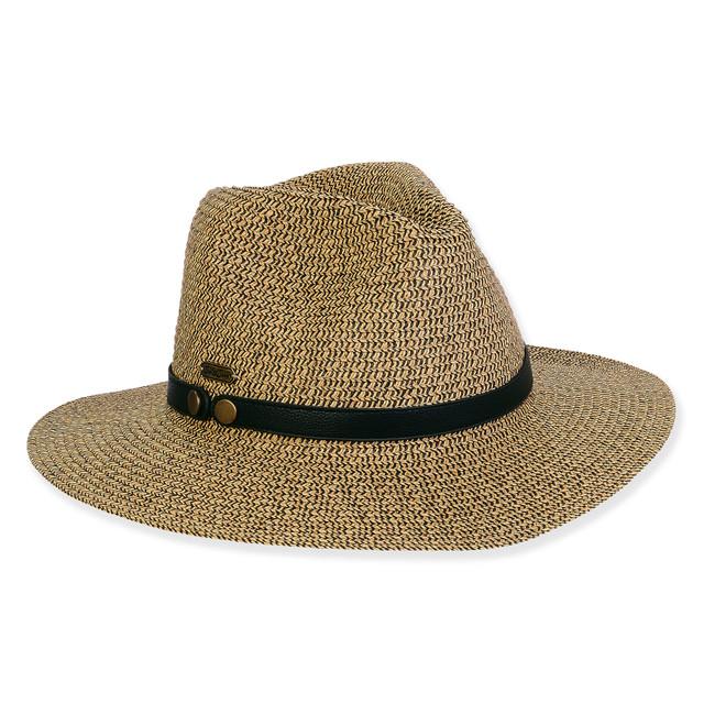 Sun N Sand Women's Black Paperbraid Safari Brim 2.5