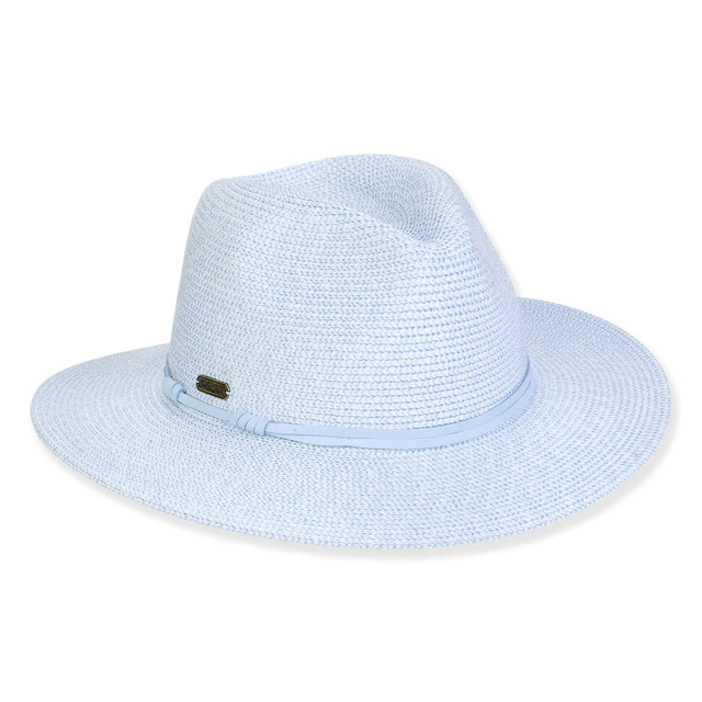 sun n sand Women's Blue Paperbraid Safari Brim 2.75