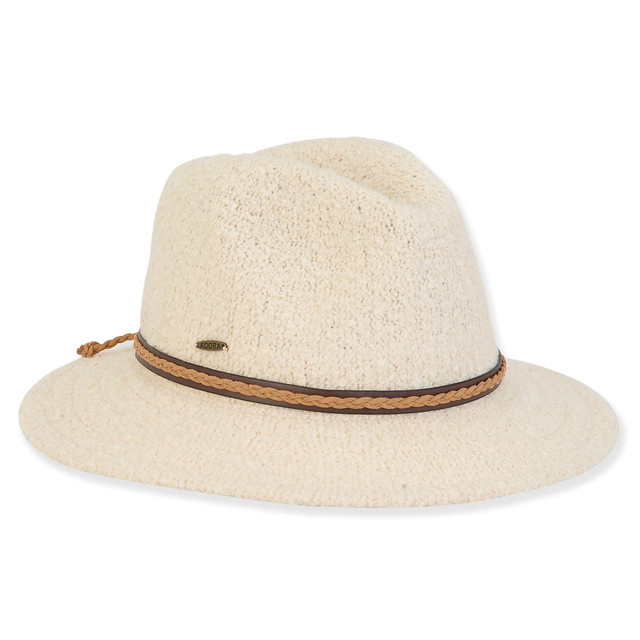 Sun N Sand Women's Fashion Fabrics Faux Leather Braided Suede Trim Safari | AD1483