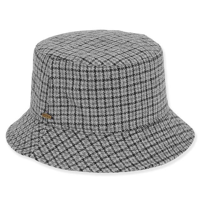 Sun N Sand Women's Fashion Fabrics Plaid Bucket | AD1494