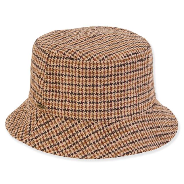 sun n sand Women's Fashion Fabrics Plaid Bucket | AD1494