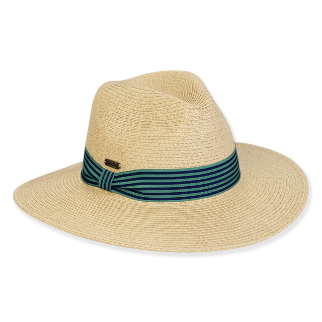 sun n sand Women's Neutral Paperbraid Safari Brim 3