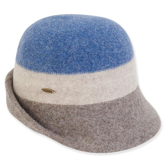sun n sand Women's Soft Wool Cloche Tapered Cap | AD1442