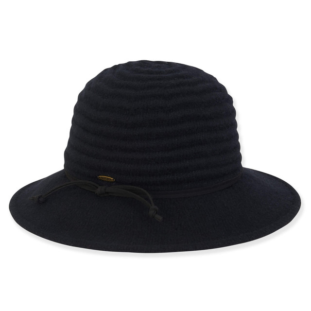 sun n sand Women's Soft Wool Floppy Suede Trim | AD1517 sun n sand Women's Soft Wool Floppy Suede Trim | AD1517