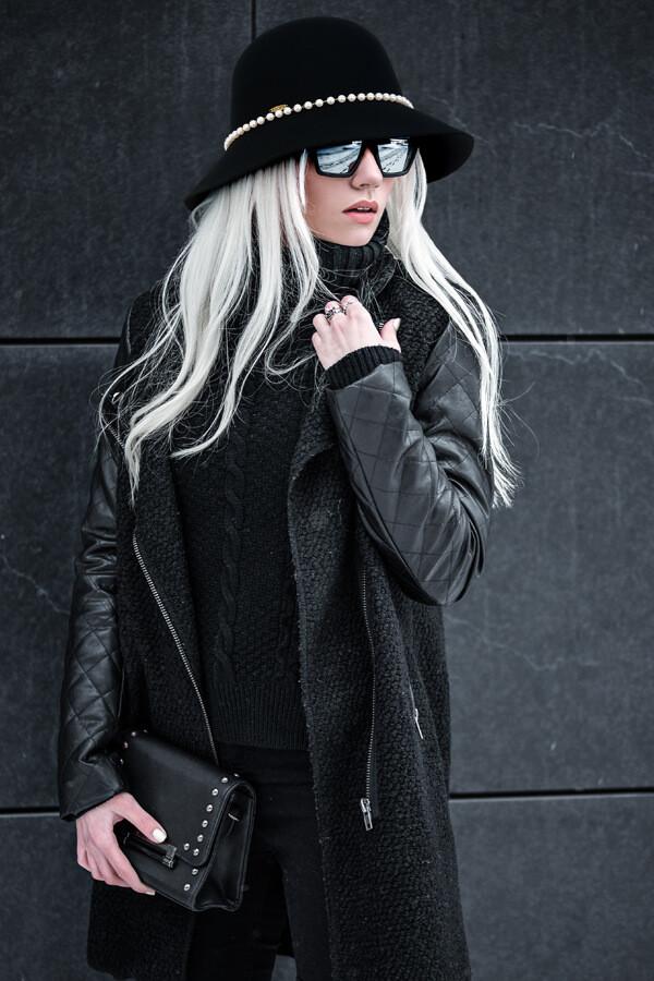 Sun N Sand Women's Wool Felt Bucket Faux Pearl Trim | AD1504