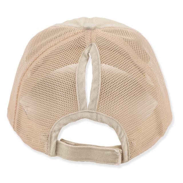 Sun N Sand Womens Ball Cap | Ponytail-Bun Opening | Adjustable Hook And Loop | UPF 50+ | Sun N Sand | HH3595