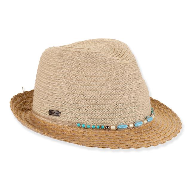 sun n sand Womens Fedora Hat | Adjustable | UPF 50+ | Sun N Sand | HH3513 sun n sand Womens Fedora Hat | Adjustable | UPF 50+ | Sun N Sand | HH3513