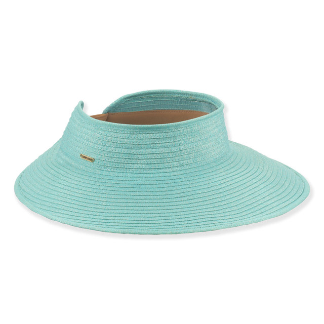 Sun N Sand Womens Packable Rollup Visor | Adjustable Hook And Loop | UPF 50+ | Sun N Sand | HH3553