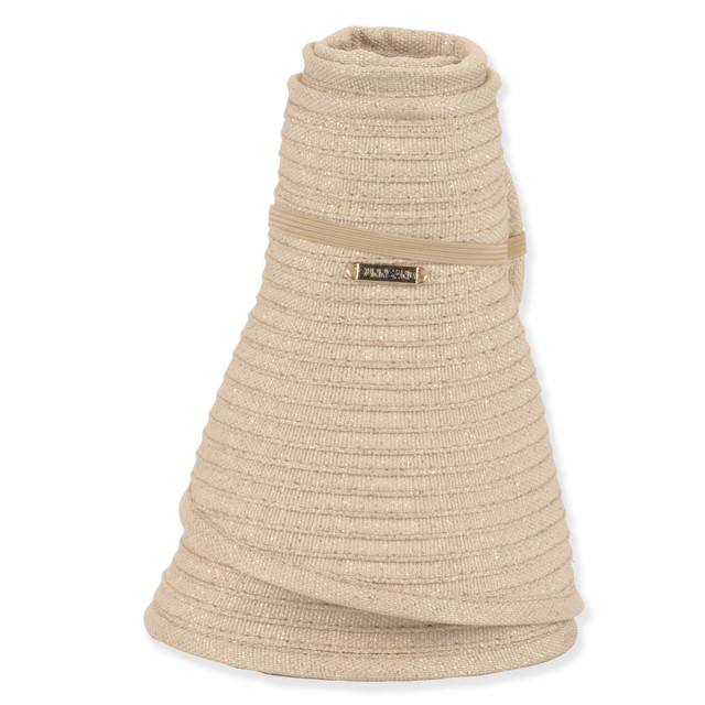 Sun N Sand Womens Packable Rollup Visor | Adjustable Hook And Loop | UPF 50+ | Sun N Sand | HH3553