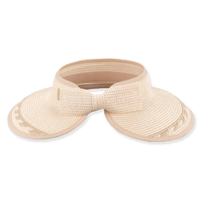 Sun N Sand Womens Packable Rollup Visor | Adjustable Hook And Loop | UPF 50+ | Sun N Sand | HH3557