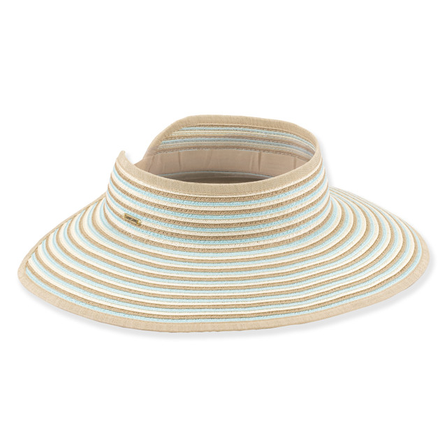 Sun N Sand Womens Packable Rollup Visor | Adjustable Hook And Loop | UPF 50+ | Sun N Sand | HH3556