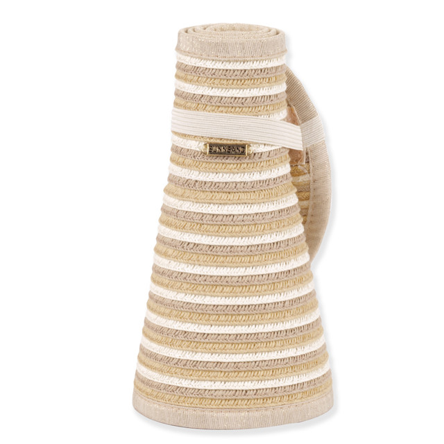 Sun N Sand Womens Packable Rollup Visor | Adjustable Hook And Loop | UPF 50+ | Sun N Sand | HH3556