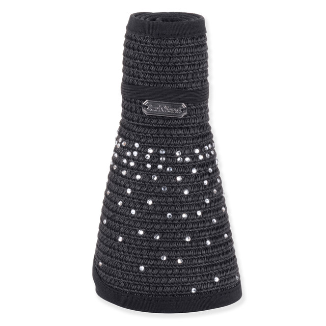 Sun N Sand Womens Packable Rollup Visor | Adjustable Hook And Loop | UPF 50+ | Sun N Sand | HH3554