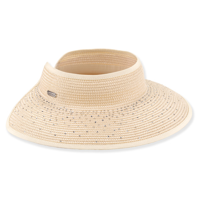 sun n sand Womens Packable Rollup Visor | Adjustable Hook and Loop | UPF 50+ | Sun N Sand | HH3554