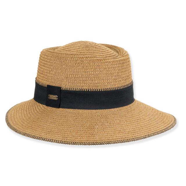 Sun N Sand Womens Tapered Flat Top Hat | Adjustable | UPF 50+ | Sun N Sand | HH3475