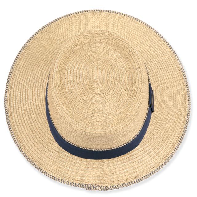 Sun N Sand Womens Tapered Flat Top Hat | Adjustable | UPF 50+ | Sun N Sand | HH3475