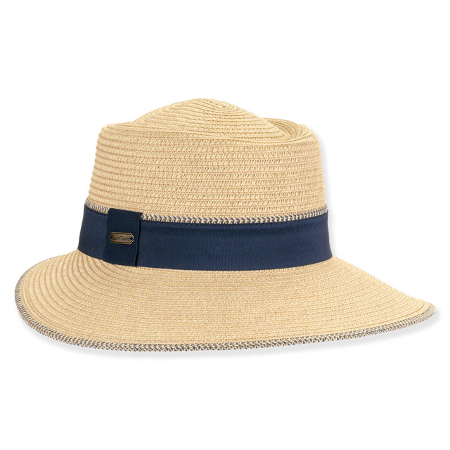 sun n sand Womens Tapered Flat Top Hat | Adjustable | UPF 50+ | Sun N Sand | HH3475