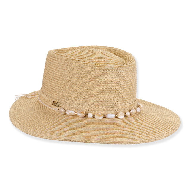 sun n sand Womens Tapered Flat Top Hat | Adjustable | UPF 50+ | Sun N Sand | HH3476