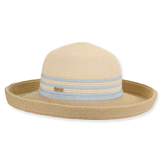 Sun N Sand Womens UpBrim Hat | Adjustable | UPF 50+ | Metallic Lurex | Sun N Sand | HH3448