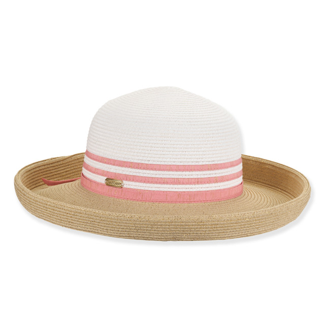 Sun N Sand Womens UpBrim Hat | Adjustable | UPF 50+ | Metallic Lurex | Sun N Sand | HH3448