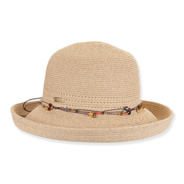 sun n sand Womens UpBrim Hat | Adjustable | UPF 50+ | Metallic Lurex | Sun N Sand | HH3559