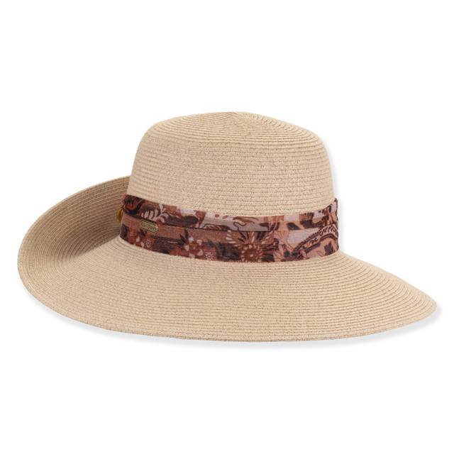 Sun N Sand Womens Upturn Hat | Adjustable | UPF 50+ | Metallic Lurex | Sun N Sand | HH3561