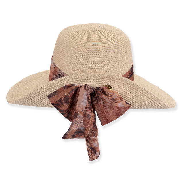 Sun N Sand Womens Upturn Hat | Adjustable | UPF 50+ | Metallic Lurex | Sun N Sand | HH3561