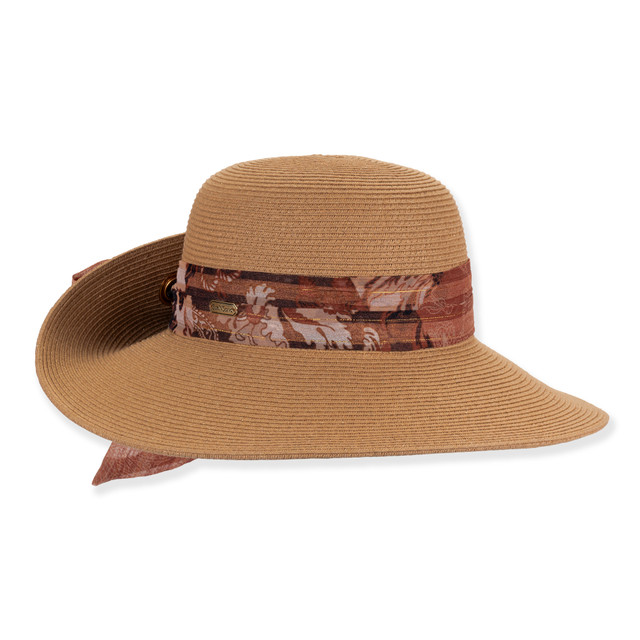 sun n sand Womens Upturn Hat | Adjustable | UPF 50+ | Metallic Lurex | Sun N Sand | HH3561
