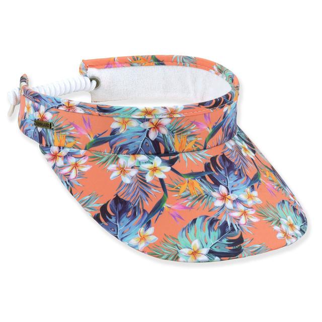 sun n sand Womens Visor | Adjustable Coil Sizer | UPF 50+ | Sun N Sand | HH3657