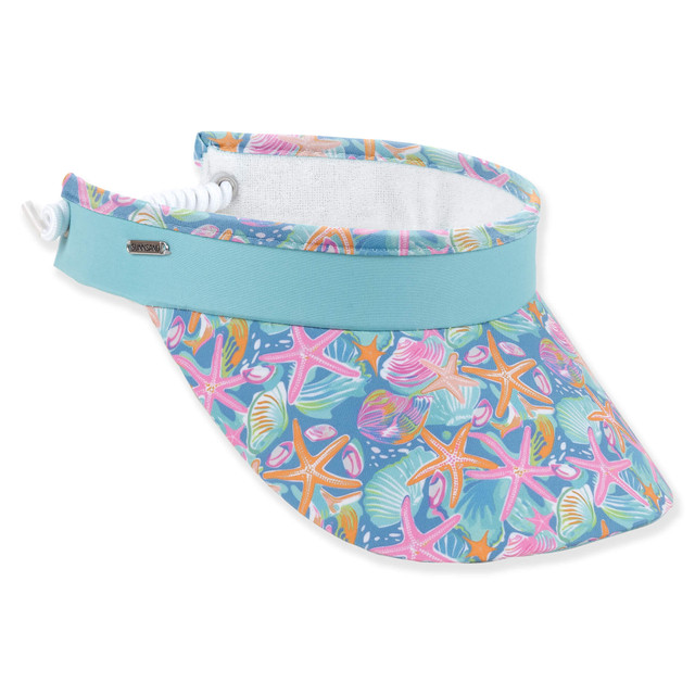 sun n sand Womens Visor | Adjustable Coil Sizer | UPF 50+ | Sun N Sand | HH3654
