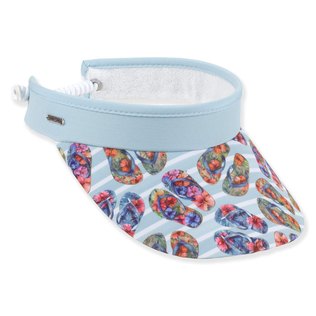sun n sand Womens Visor | Adjustable Coil Sizer | UPF 50+ | Sun N Sand | HH3659