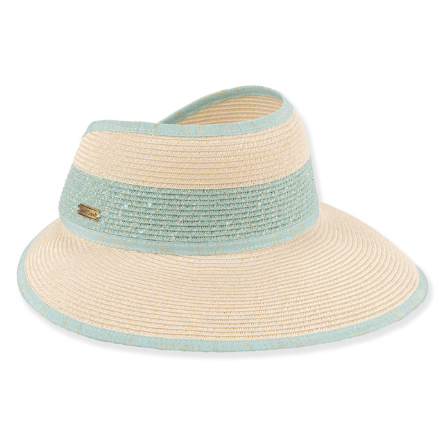 Sun N Sand Womens Visor | Adjustable Elastic Band | UPF 50+ | Sun N Sand | HH3545