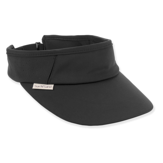 Sun N Sand Womens Visor | Adjustable Elastic Metal Sizer | Sunglass Holder | UPF 50+ | Sun N Sand | HH3666