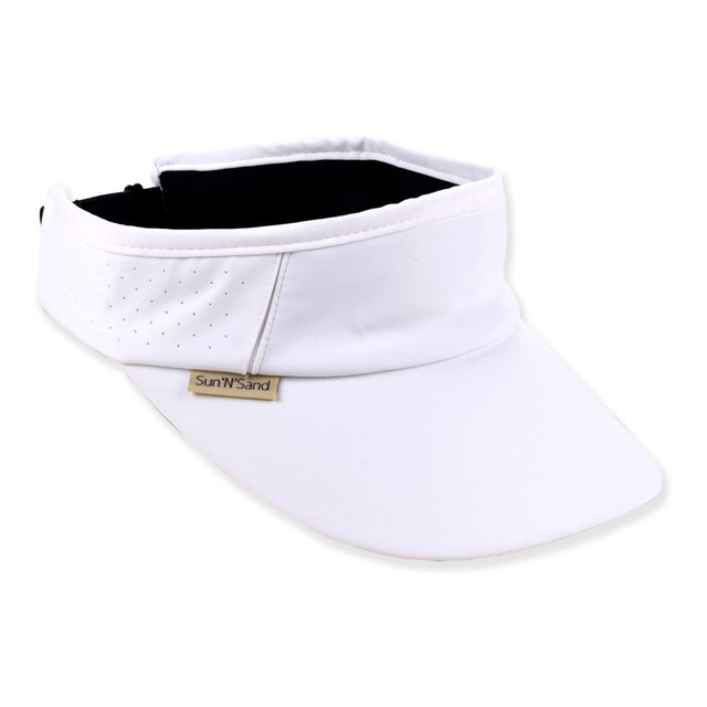 sun n sand Womens Visor | Adjustable Elastic Metal Sizer | Sunglass Holder | UPF 50+ | Sun N Sand | HH3666
