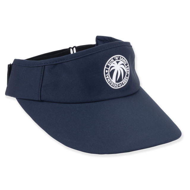Sun N Sand Womens Visor | Adjustable Elastic Metal Sizer | UPF 50+ | Sun N Sand | HH3665