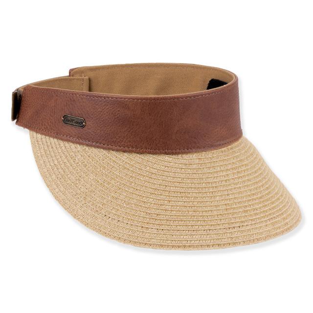 sun n sand Womens Visor | Adjustable Hook and Loop | UPF 50+ | Sun N Sand | HH3546