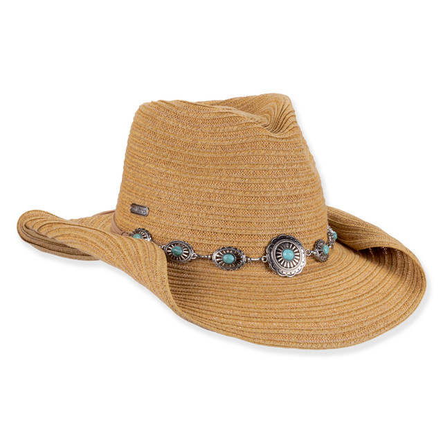 sun n sand Womens Western Hat | Adjustable | UPF 50+ | Sun N Sand | HH3521