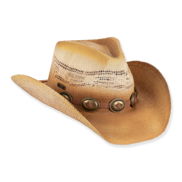 sun n sand Womens Western Hat | One Size - 57cm - Elastic Inside Band | UPF 50+ | Sun N Sand | HH3537