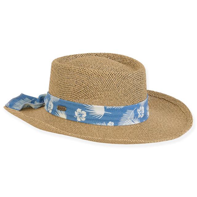 sun n sand Zingst | Women's Paper Straw Gambler Hat | HCJ365