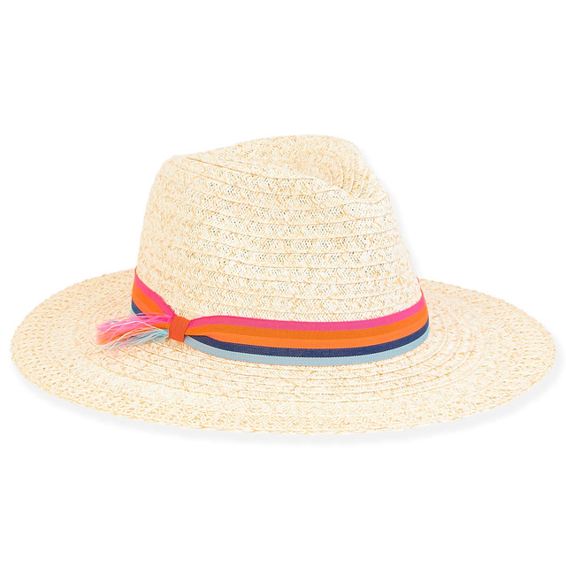 sun n sand Zoey | Young Girl Paper Straw Safari Hat | HK441