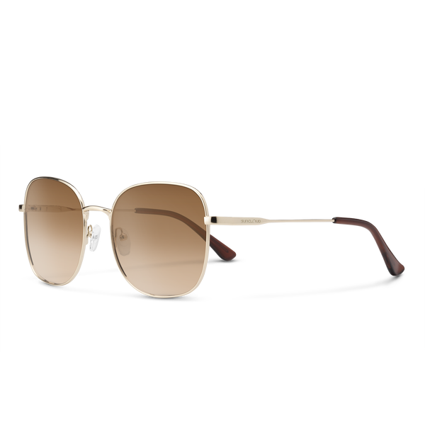 suncloud Beverly Gold + Polarized Brown Gradient Lens