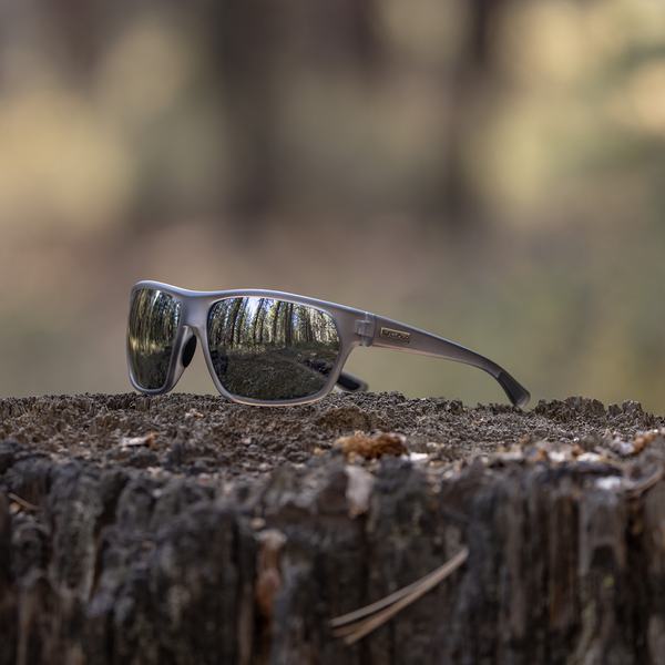 Suncloud Boone Matte Black + Polarized Blue Mirror Lens