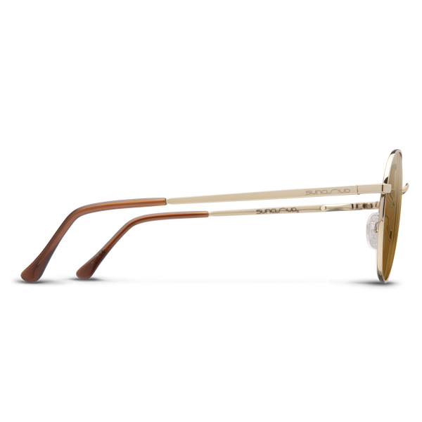 Suncloud Bridge City - Sale Gold + Polarized Brown Lens