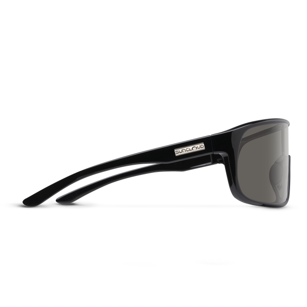 Suncloud Double Up Matte Black + Polarized Blue Mirror Lens