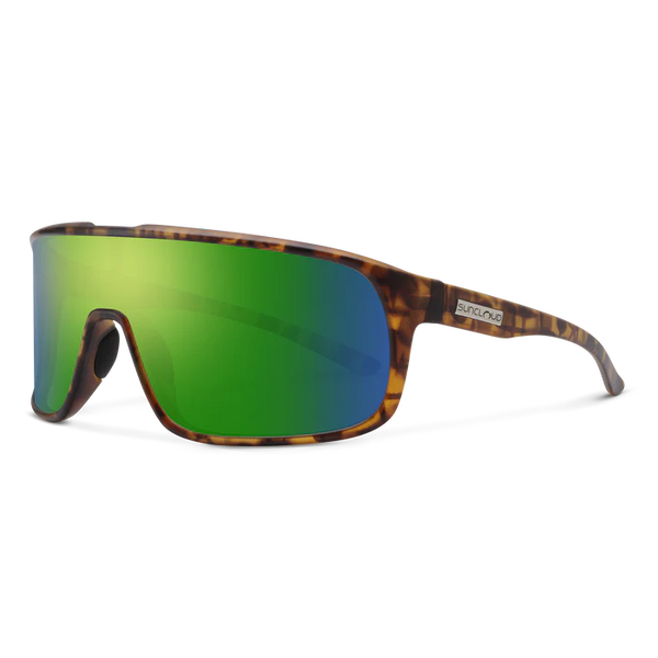 Suncloud Double Up - Sale Matte Crystal Amber + Polarized Red Mirror Lens
