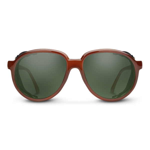 Suncloud Glacier - Sale White + Polarized Blue Mirror Lens