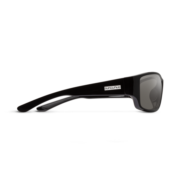 Suncloud Hull Matte Black + Polarized Low Light Yellow Lens