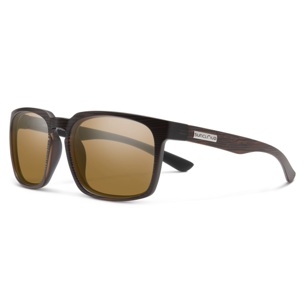 suncloud Hundo Burnished Brown + Polarized Brown Lens