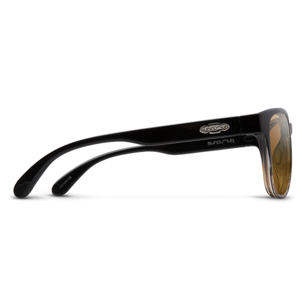 Suncloud Loveseat - Sale Black + Polarized Gray Green Lens